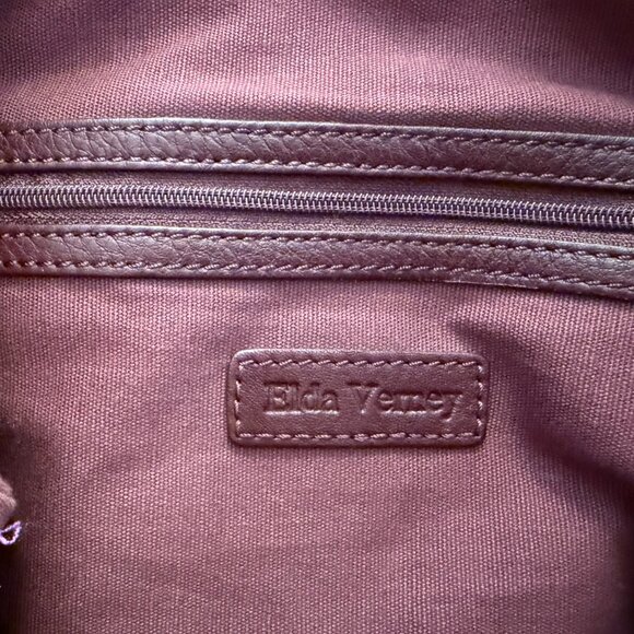 Elda Verney Burgundy Leather Bag - well loved and in beautiful condition - Picture 4 of 16